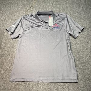 New Under Armour Polo Shirt Mens Large Victor Loose Fit Heat Gear Moisture Wicki